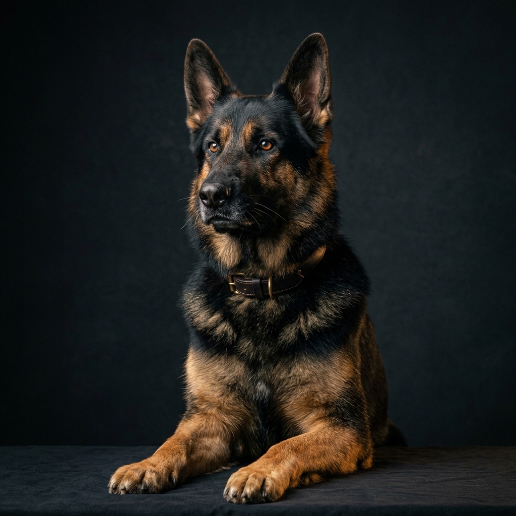 German Shepherd portrait - La Magnificia