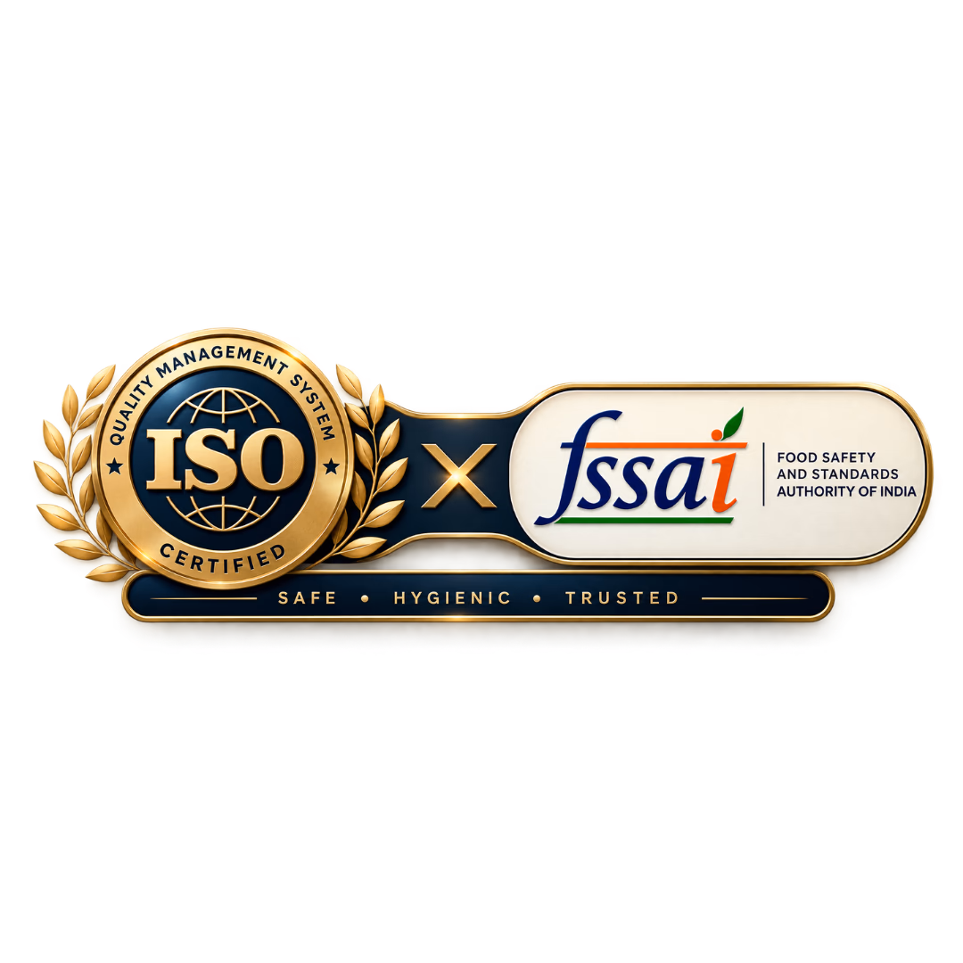 ISO & FSSAI Certified Processing